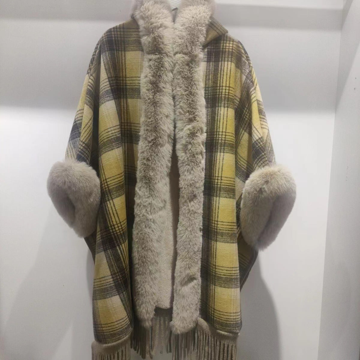 Maillard Plaid Winter Shawl Maillard Plaid, Brushed Thickened Winter | Ectron Online