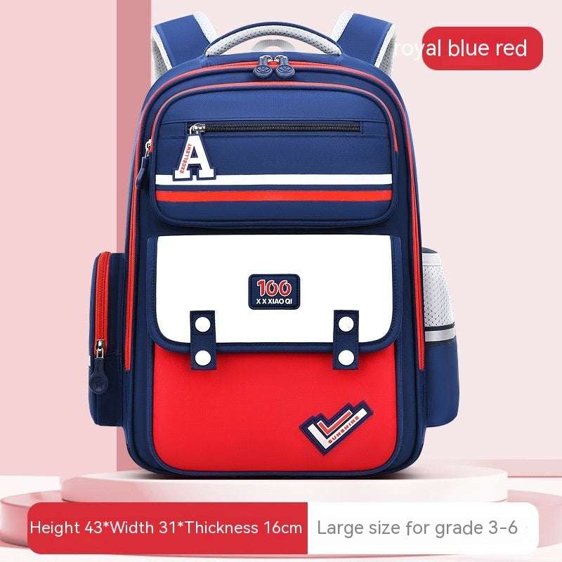 Spine & Waist Protection Schoolbag | Burden-Reducing Kids Backpack New Student Schoolbag Waist And Spine Pr | Ectron Online