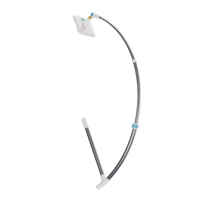 Medical device with a flexible tube on a white background