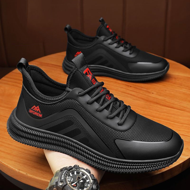 Men's Fly Woven Mesh Shoes Soft Sole Sneakers