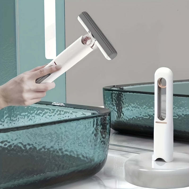 New Portable Self-NSqueeze Mini Mop, Lazy Hand Wash-Free Strong Absorbent Mop Multifunction Portable Squeeze Cleaning Mop Desk Window Glass Cleaner Kitchen Car Sponge Cleaning Mop Home Cleaning Tools - Ectron Online