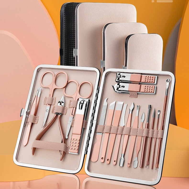 Professional Scissors Nail Clippers Set Ear Spoon Dead Skin Pliers Nail Cutting Pliers Pedicure Knife Nail Groove Trimmers - Ectron Online
