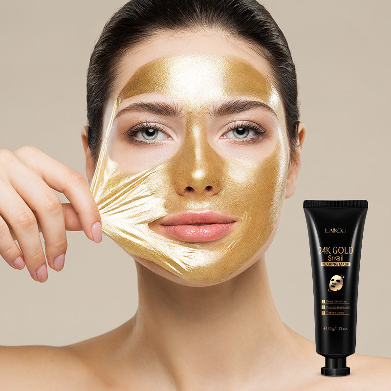 Gold Foil Snail Tear-Off Mask Hydrating - Ectron Online