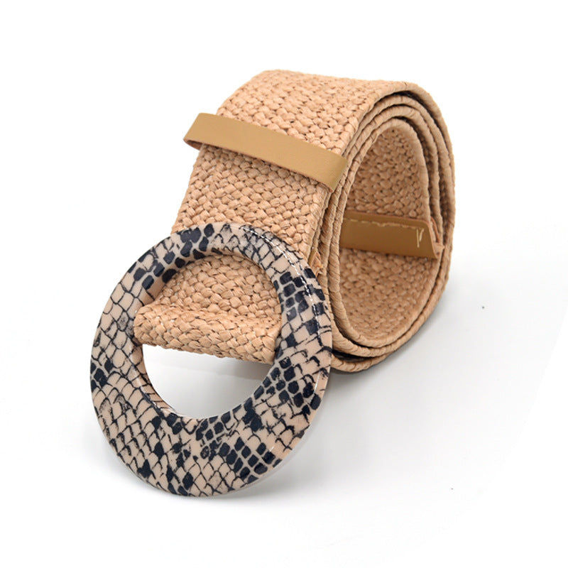 Bohemian Holiday Linen Woven Belt