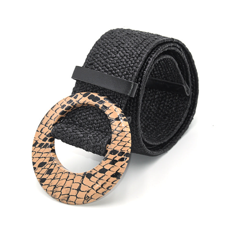 Bohemian Holiday Linen Woven Belt