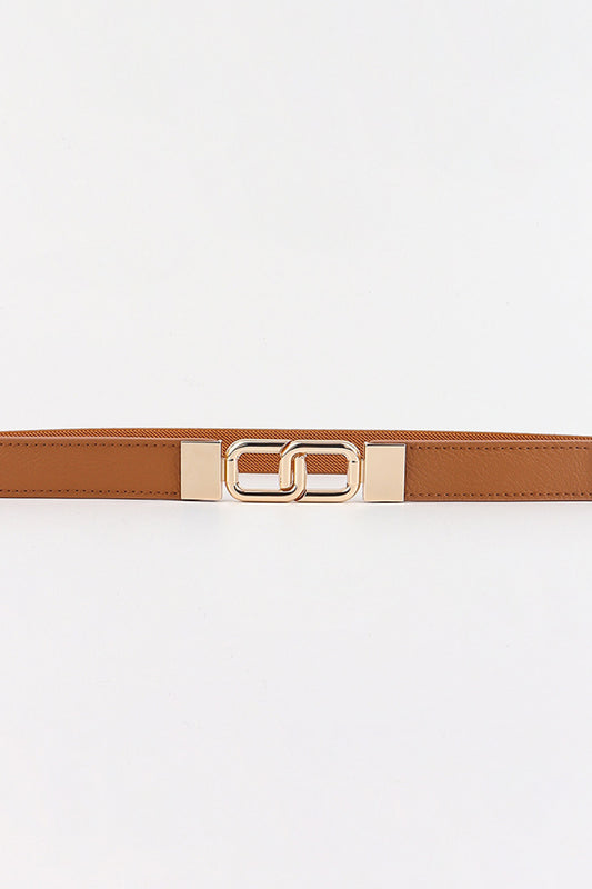 Geometric Double Buckle Elastic Belt Belt | Ectron Online
