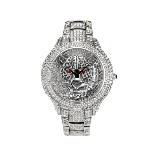 Personalized Leopard Diamond Quartz Women's Watch