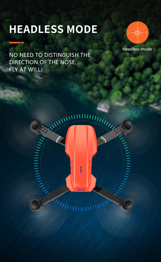The Battery Configuration Of The E99 Smart Camera Drone Features Real-time Image Transmission From A Single Camera. It Has One-click Touch And Landing Functions. This Is A Foldable Remote-controlled D