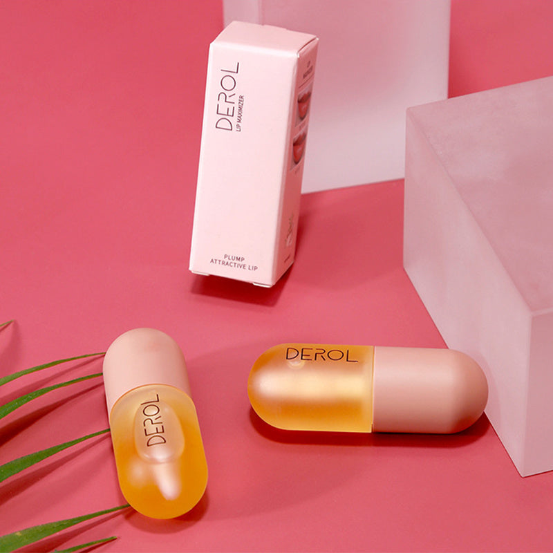 Day Night Instant Volume Lip Plumper Oil Clear Lasting Nourishing Repairing Reduce Lip Fine Line Care Lip Beauty Cosmetic - Ectron Online