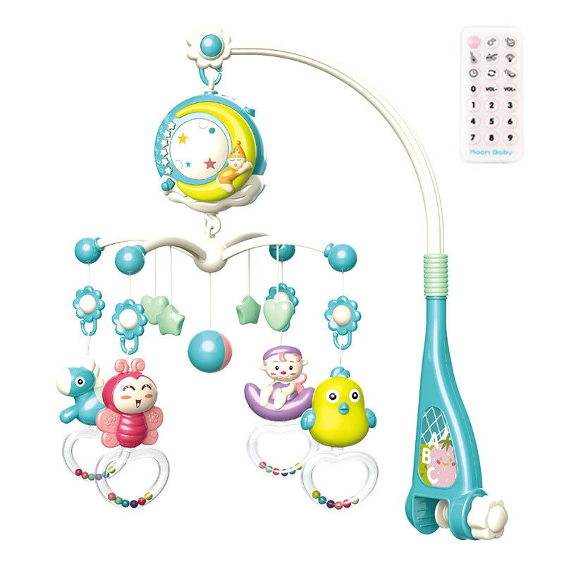 Baby Rattles Crib Mobiles Toy Holder Rotating Mobile Bed Bell Musical Box Projection Newborn Infant Baby Boy Toys - Ectron Online