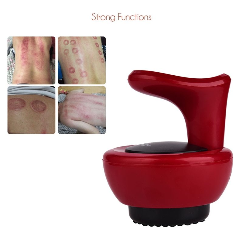 Electric Body Scraping Massager Negative Pressure Cupping Machine Meridian Suction Massage Magnetic Therapy Device - Ectron Online