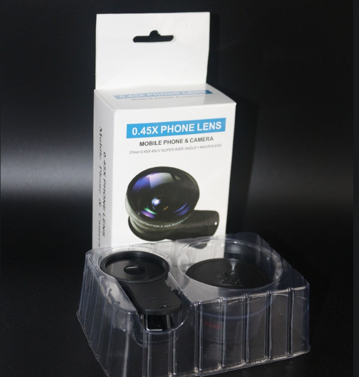 Phone Lens kit 0.45x Super Wide Angle & 12.5x Super Macro Lens HD Camera Lentes - Ectron Online