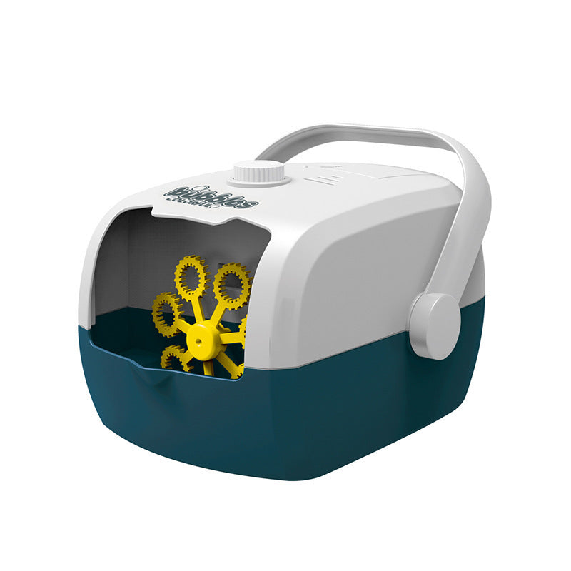 New Suitcase Automatic Bubble Machine Wedding Stage One-Click Bubble With Rechargeable Children's Bubble Toys - Ectron Online