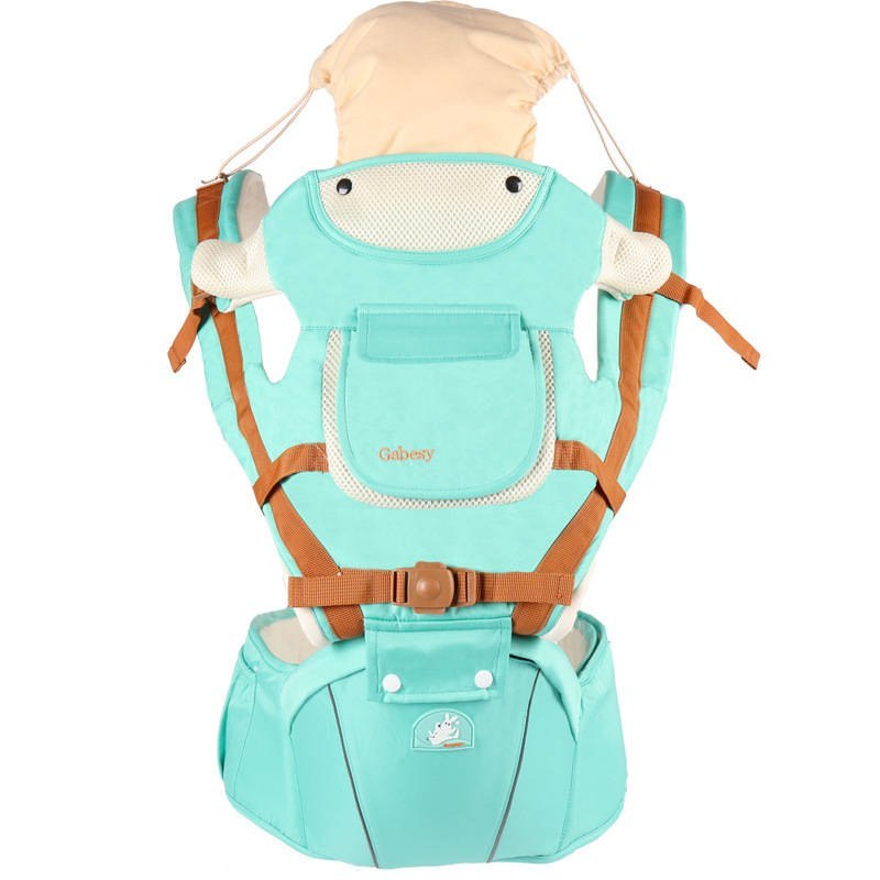 Multifunctional breathable baby carrier ergonomic baby slingshot adjustable belt newborn baby travel strap mother waist back stool - Ectron Online