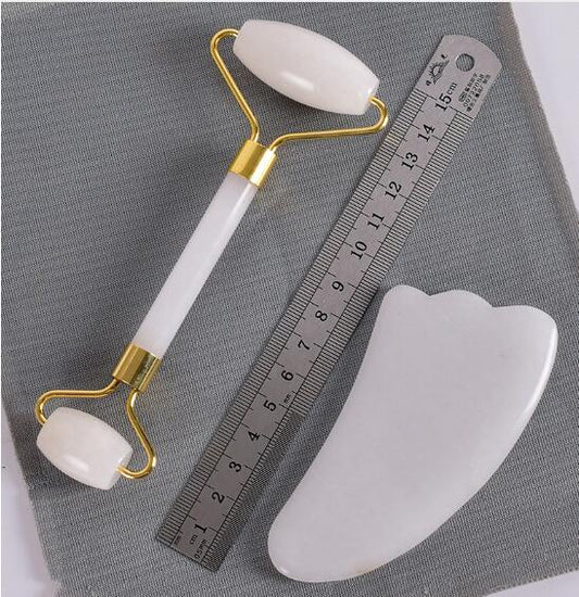 Jade Roll Massager Relieves Facial Tension - Ectron Online