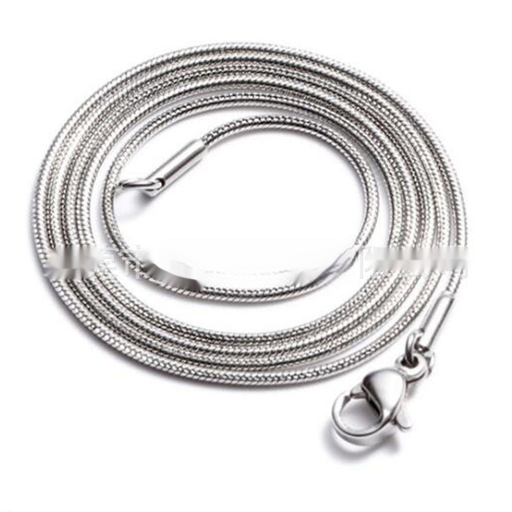 Pet Bone Hair Round Heart-shaped Footprints Cinerary Casket Necklace