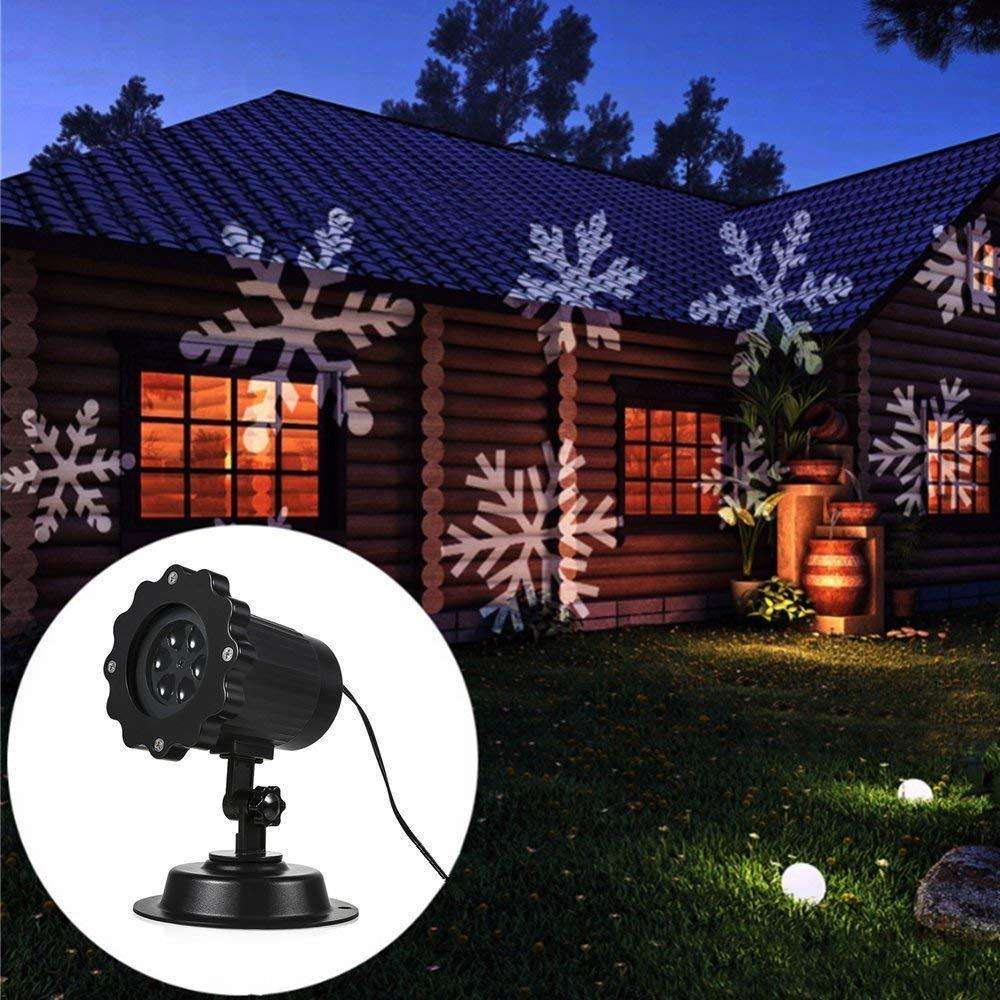 LED Christmas Blizzard Snowfall Laser Projector