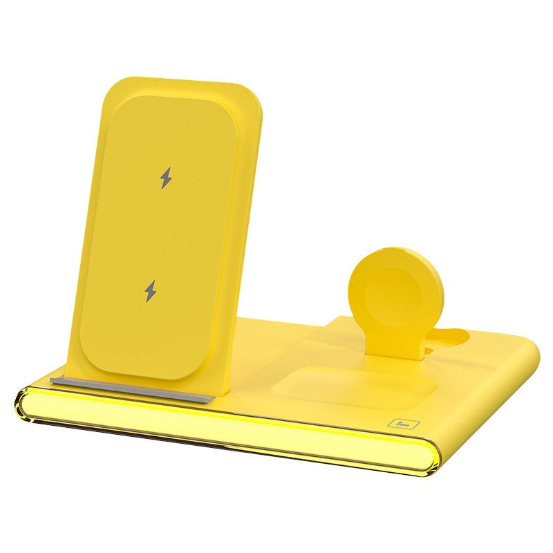 3-in-1 wireless charging folding 3-in-1 wireless charger suitable for Apple and Samsung wireless charging - Ectron Online
