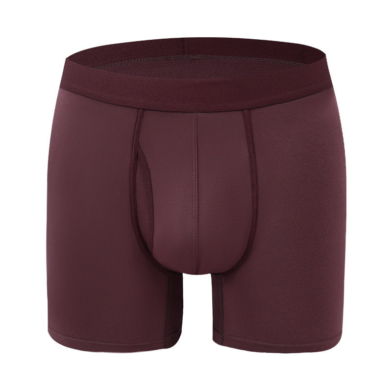 Extended Men's Underwear Bamboo Fiber Sports Breathable Mid Waist