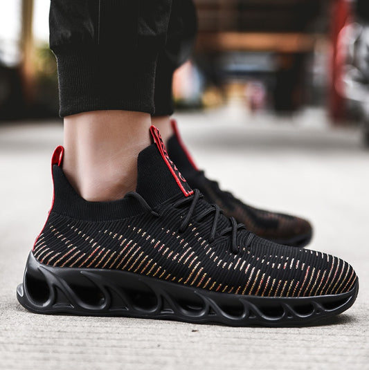 Flying Woven Hollow Running Shoes | Breathable Lightweight Sneakers