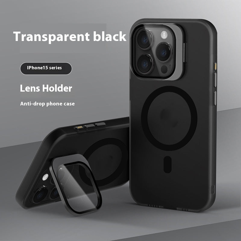 Lens Bracket Magnetic Drop-resistant Phone Case - Ectron Online