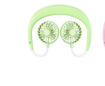 Charging portable lazy fan student desktop fan hanging neck fan - Ectron Online