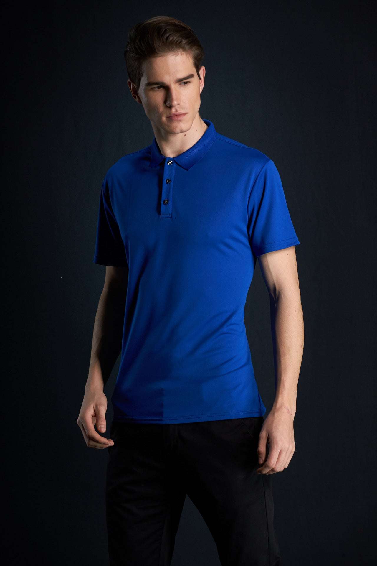 Crew neck breathable sports advertising shirt