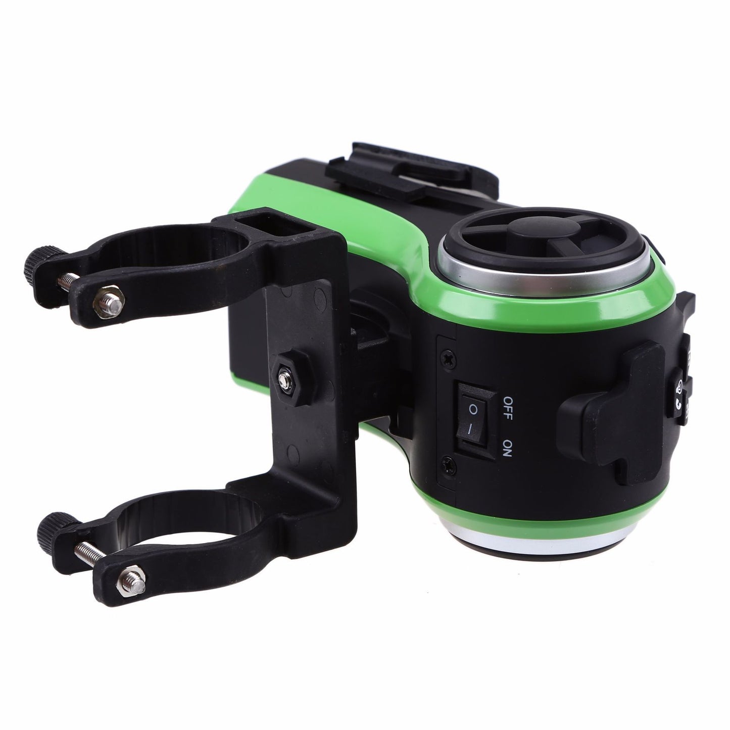 5 In 1 Double LED Bicycle Light Bluetooth Audio MP3 Player Speaker Charging Power Bank Ring Bell Bicycle Phone Holder - Ectron Online