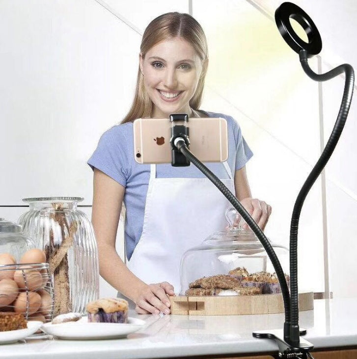 Anchor mobile phone frame fill light mobile phone live support network red live anchor fill light bracket - Ectron Online