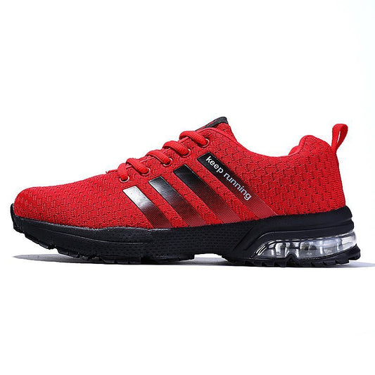 Large Size Fly Woven Running Air Cushion Sneakers Men's Summer