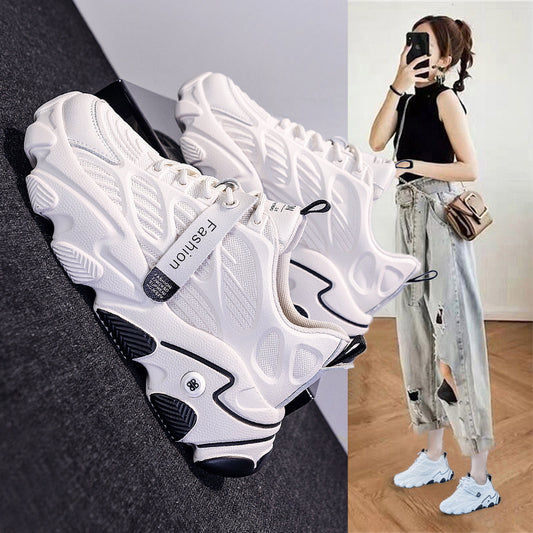 Trendy Women's Thick Sole Sneakers Women's sneakers with thick soles | Ectron Online