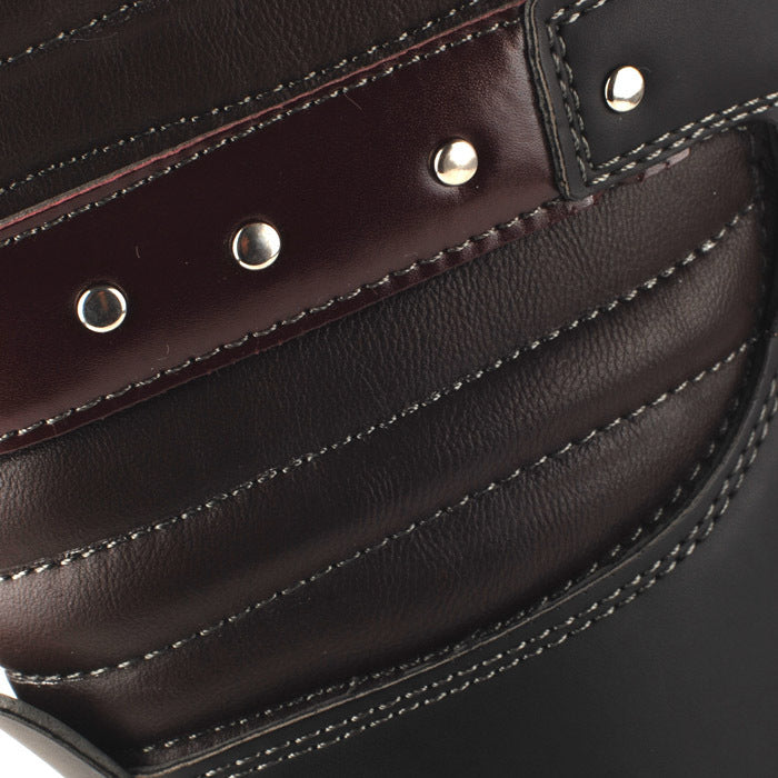 High-Top Men’s Outdoor Military Leather Boots – Rugged & Tactical