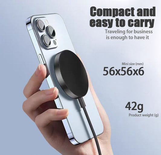 Qi2 Wireless Charger 15W Magnetic Wireless Fast Charging Is Suitable For 12-16PG Mobile Phone Models. Support Temu Us