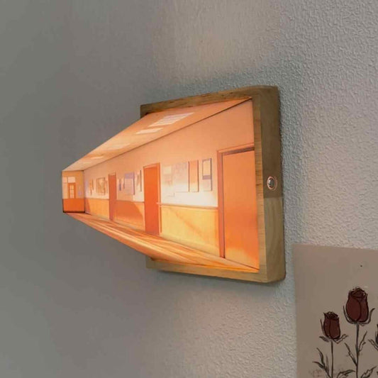 3D Illusion Night Light Gallery Bedside Picture Style Creative Modern Simulate Sunshine Drawing Night Light Gift Lighting | Ectron Online