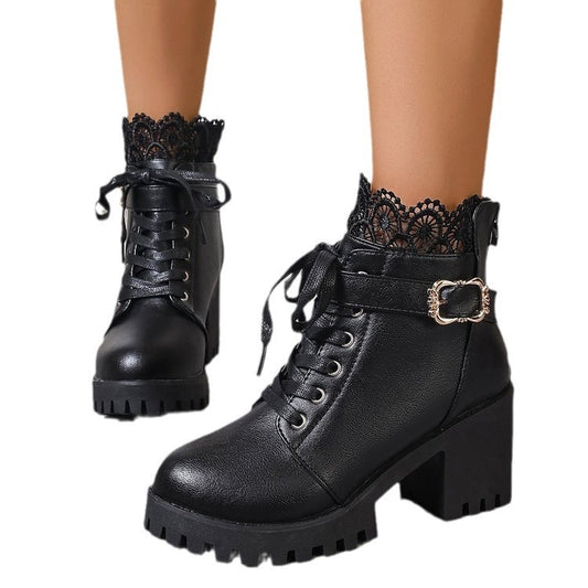 Korean Style Plus Size Short Boots - Fall/Winter Fashion Fall Winter Fashion Korean Style Plus Si | Ectron Online