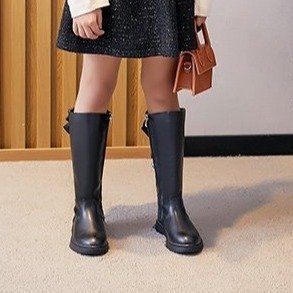 Explosive Style Children's Shoes British Retro Leather Boots