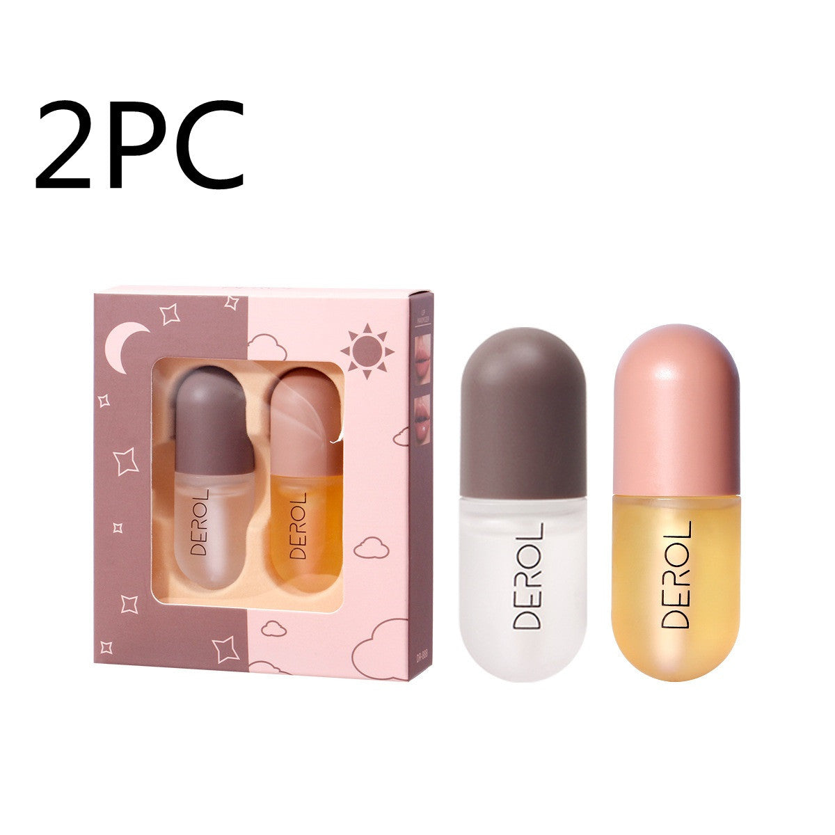 Day Night Instant Volume Lip Plumper Oil Clear Lasting Nourishing Repairing Reduce Lip Fine Line Care Lip Beauty Cosmetic - Ectron Online
