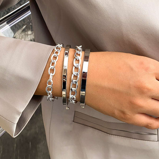 Everyday Luxury | Simple and Stylish Bracelet Set Bracelet | Ectron Online