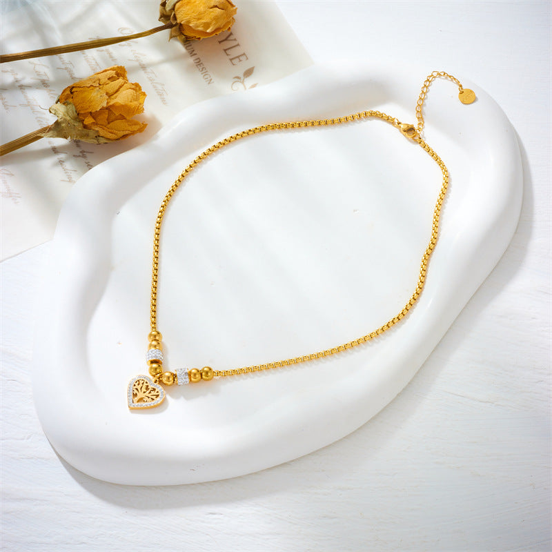 Lucky Tree Love Pendant Personality Simple Necklace