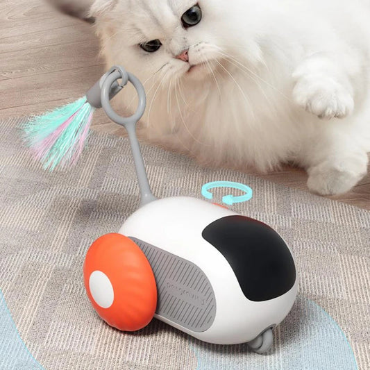 Remote Control Interactive Cat Car Toy USB Charging Chasing Automatic Self-moving Remote Smart Control Car Interactive Cat Toy Pet Products - Ectron Online