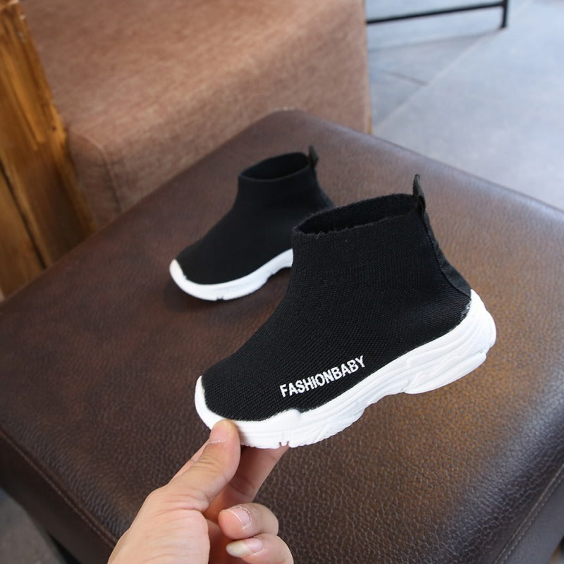 Flying woven breathable mesh sneakers