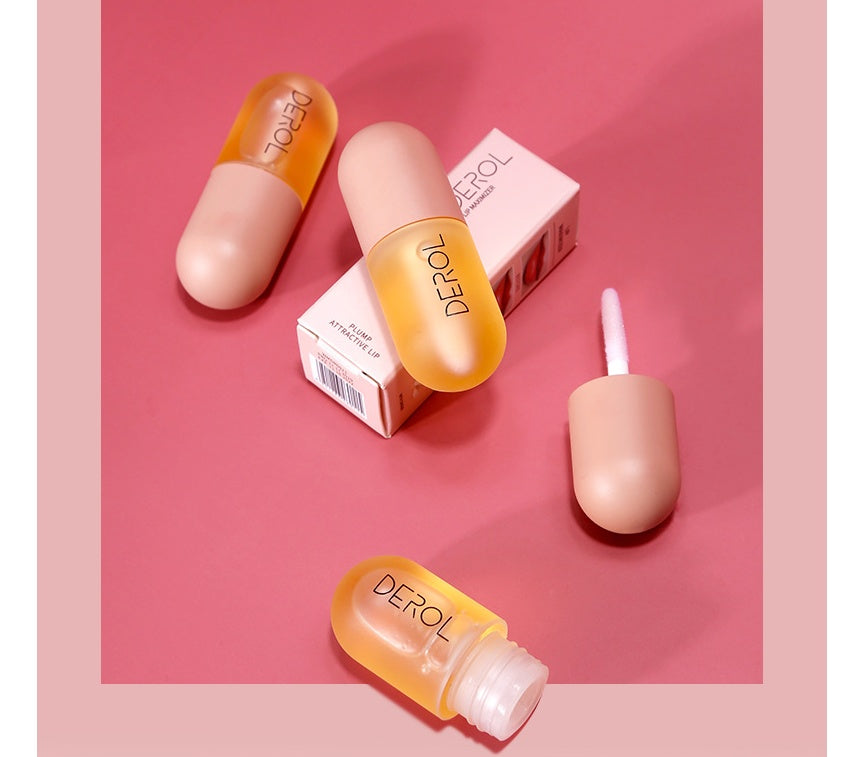 Day Night Instant Volume Lip Plumper Oil Clear Lasting Nourishing Repairing Reduce Lip Fine Line Care Lip Beauty Cosmetic - Ectron Online
