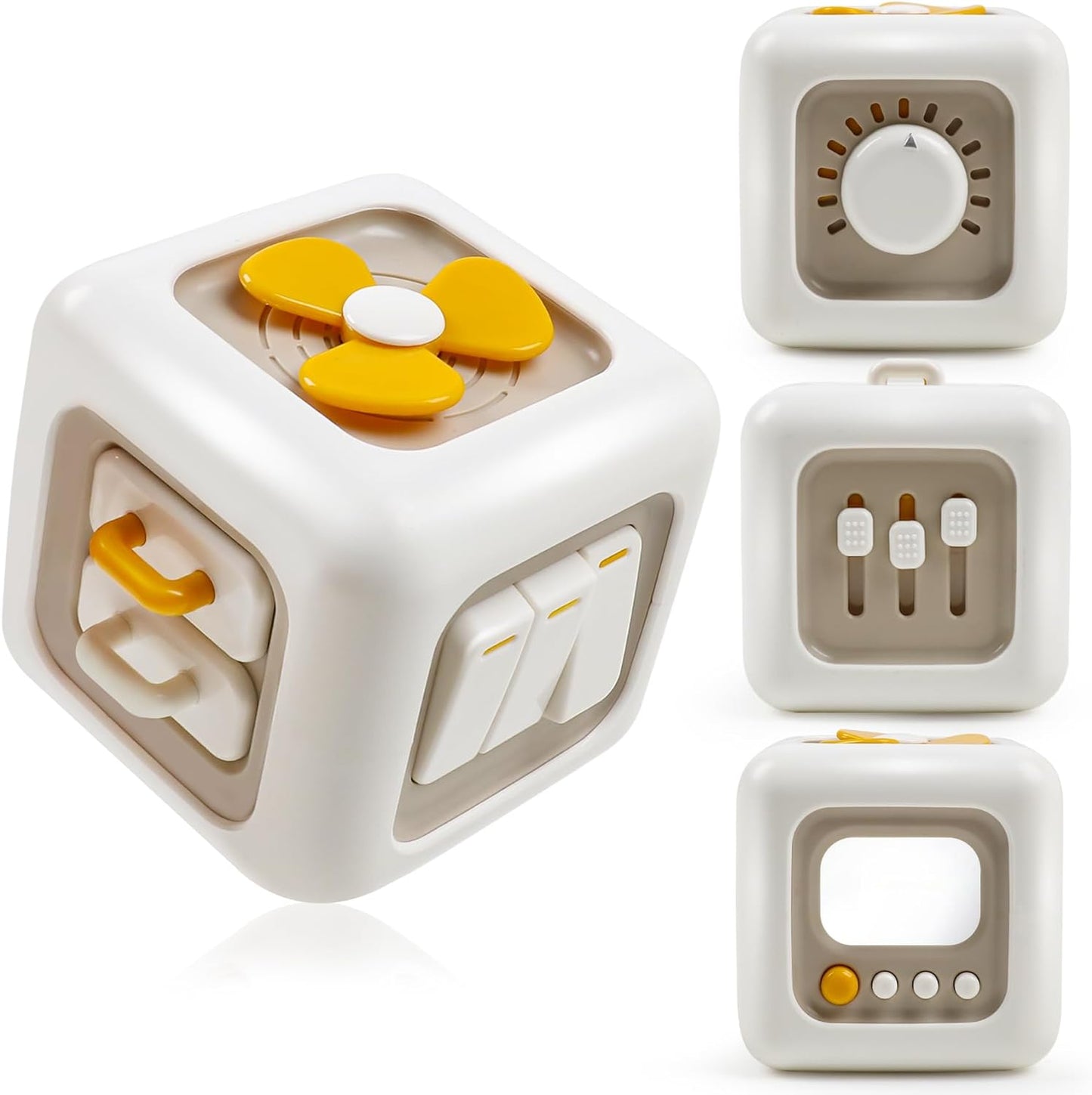 Children's puzzle Montessori early education toys, busy Rubik's cube ball, baby 0-3 years old, 1 kindergarten teaching tool - Ectron Online
