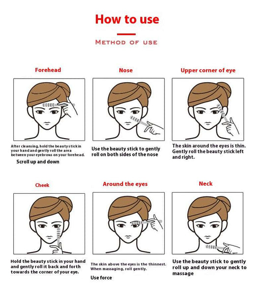 Germanium Particles Eye Roller - Reduces Puffiness & Revitalizes Germanium Particles Roller Beauty Massag | Ectron Online