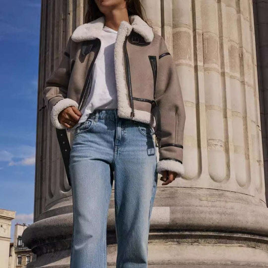 Double-Sided Short Jacket - New Autumn Style Autumn New Double-sided Short Jacket | Ectron Online