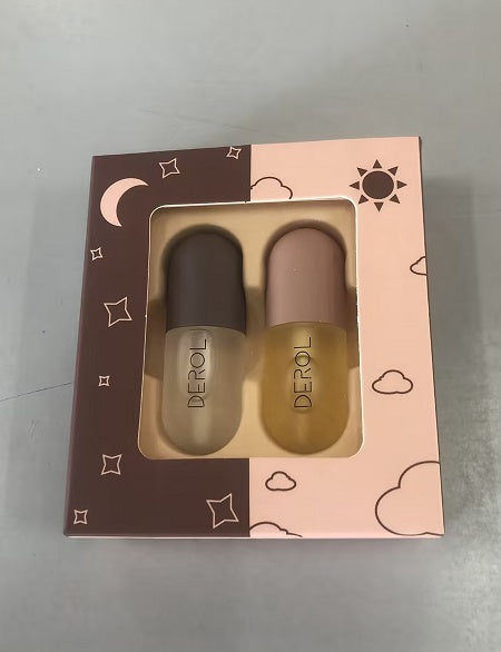 Day Night Instant Volume Lip Plumper Oil Clear Lasting Nourishing Repairing Reduce Lip Fine Line Care Lip Beauty Cosmetic - Ectron Online