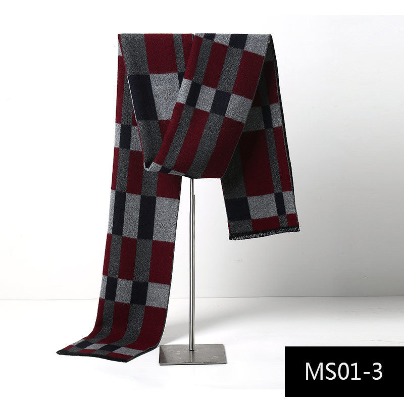 Men's Autumn And Winter Cashmere Warm Scarf