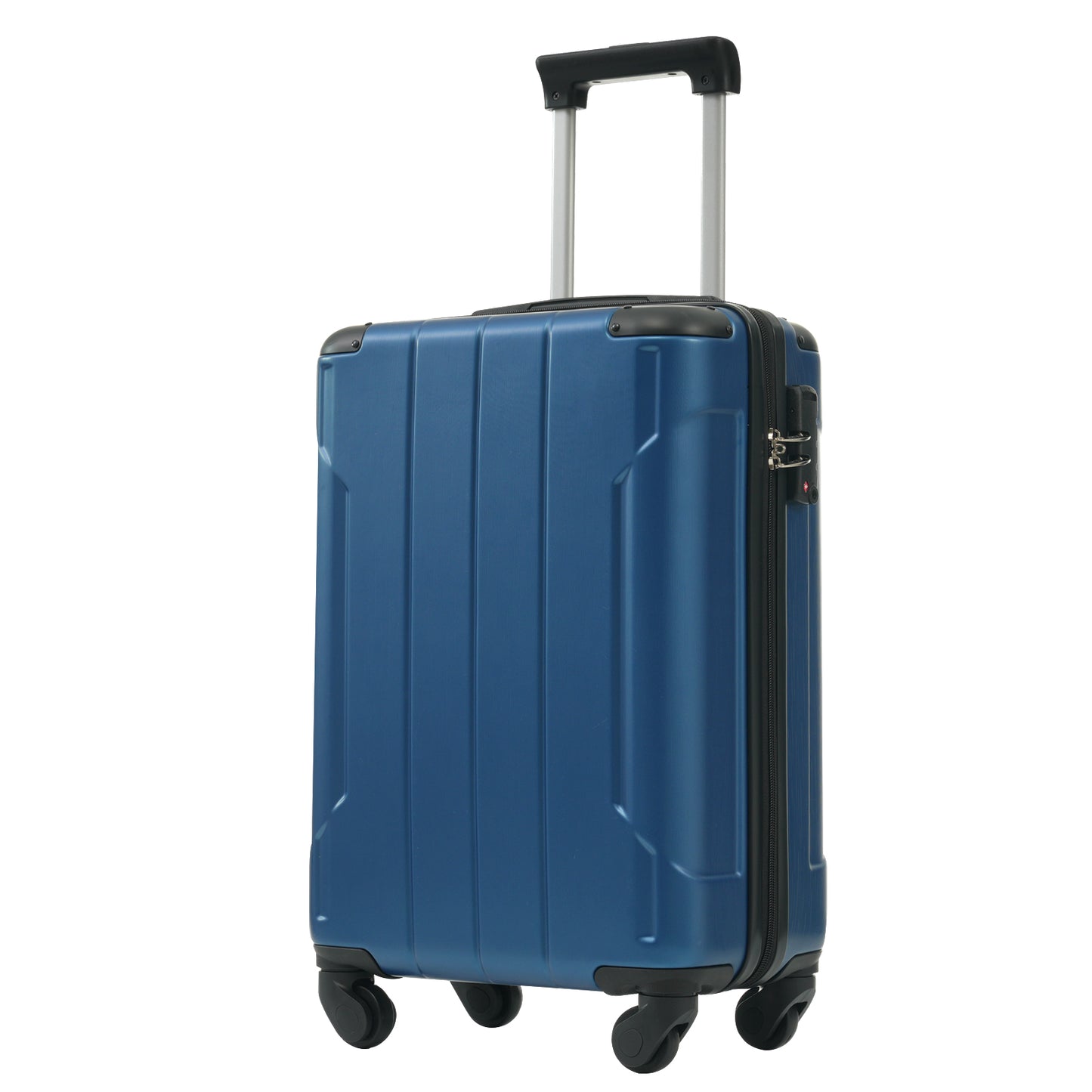 Hardshell Luggage Sets 3 Piece Carry-on Suitcases with Wheels, TSA Lock for Men Women, Blue (20in) - Ectron Online