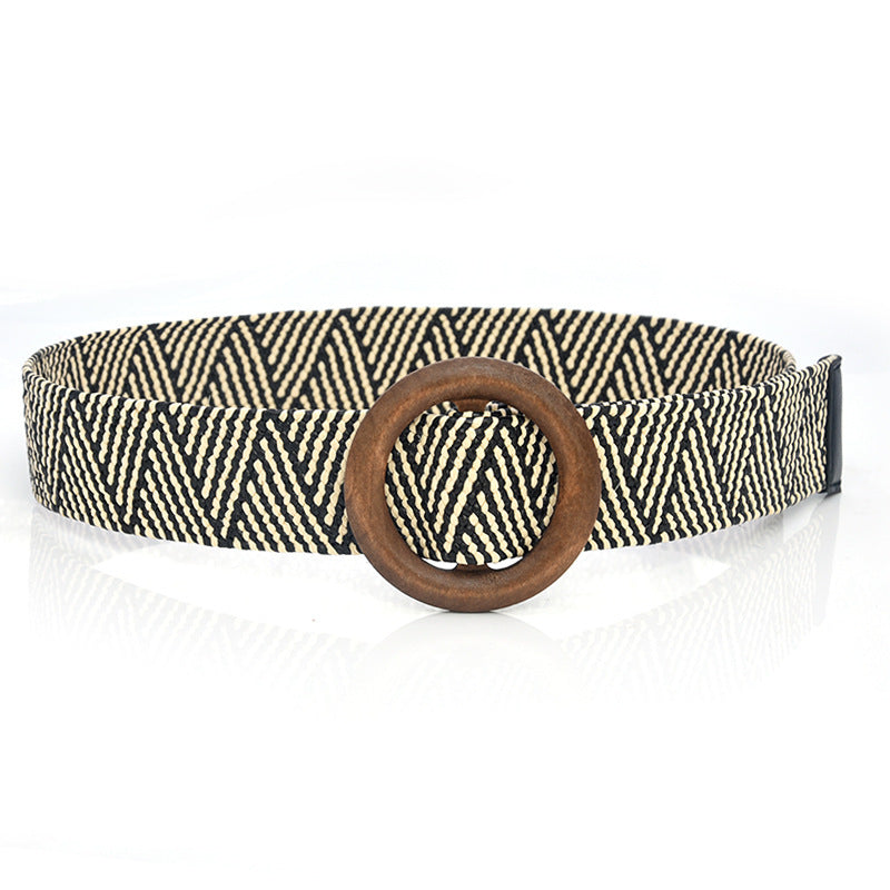 Bohemian Holiday Linen Woven Belt