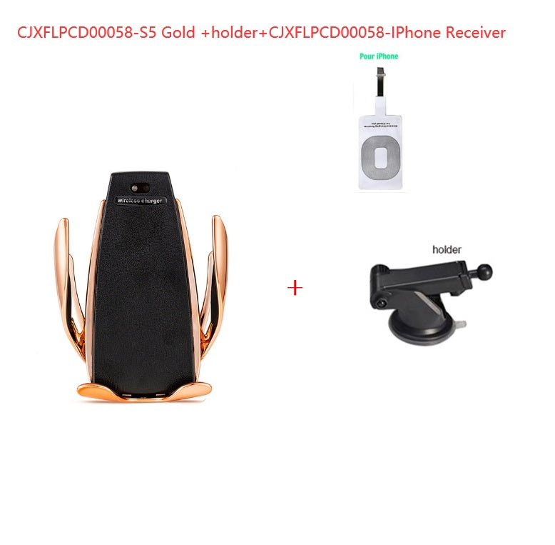 S5 Car Wireless Charging Mobile Phone Bracket - Ectron Online